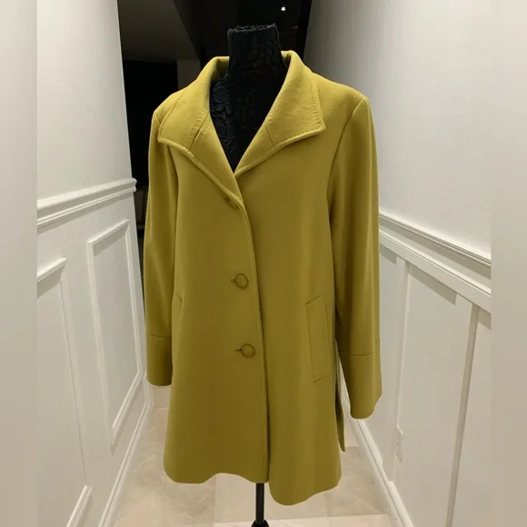 Fleurette Wool Car Coat Size 12